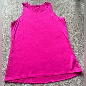 Athleta women’s large pink sleeveless tank top barbiecore
